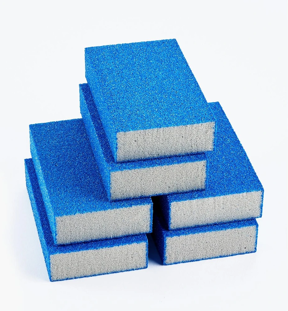 Paquets de 6 éponges abrasives rectangulaires Norton ProSand