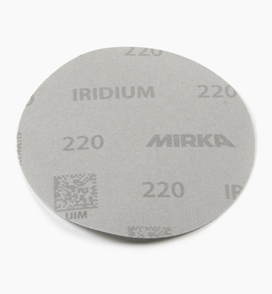 Mirka 5" No-Hole Iridium Grip Discs