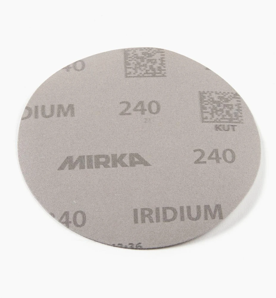 Mirka 5" No-Hole Iridium Grip Discs