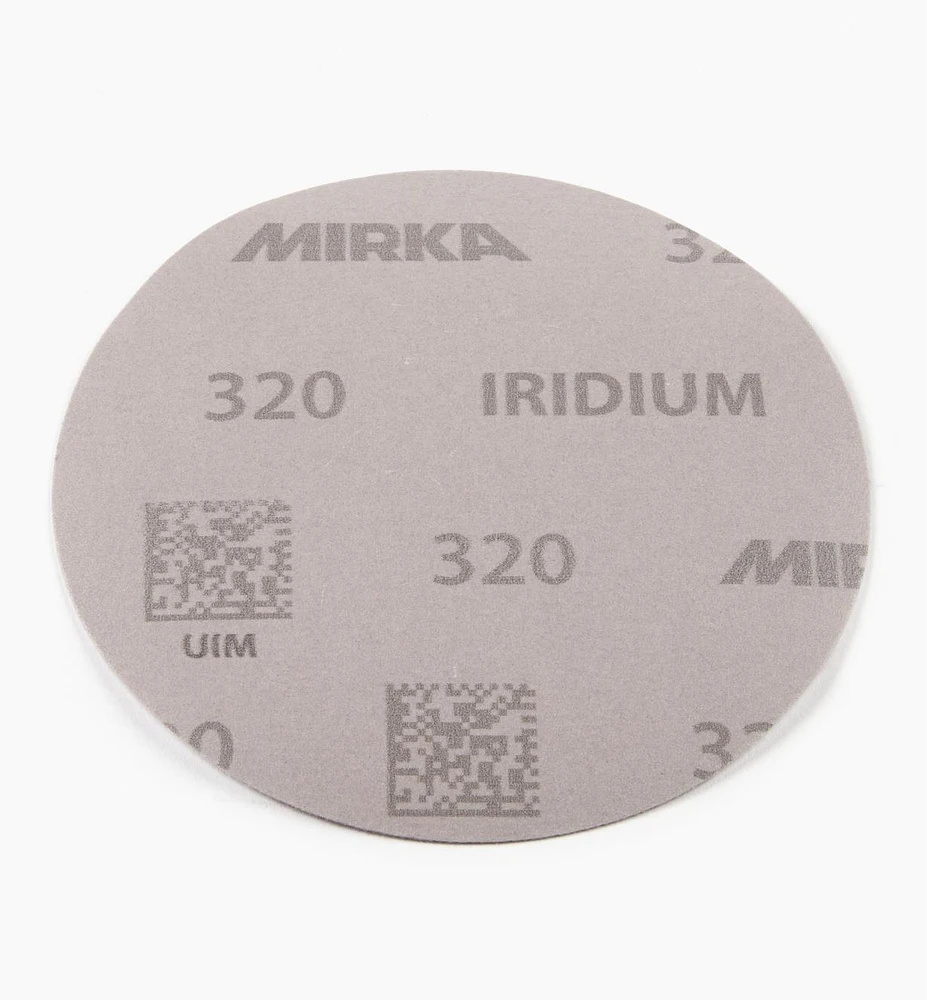 Mirka 5" No-Hole Iridium Grip Discs