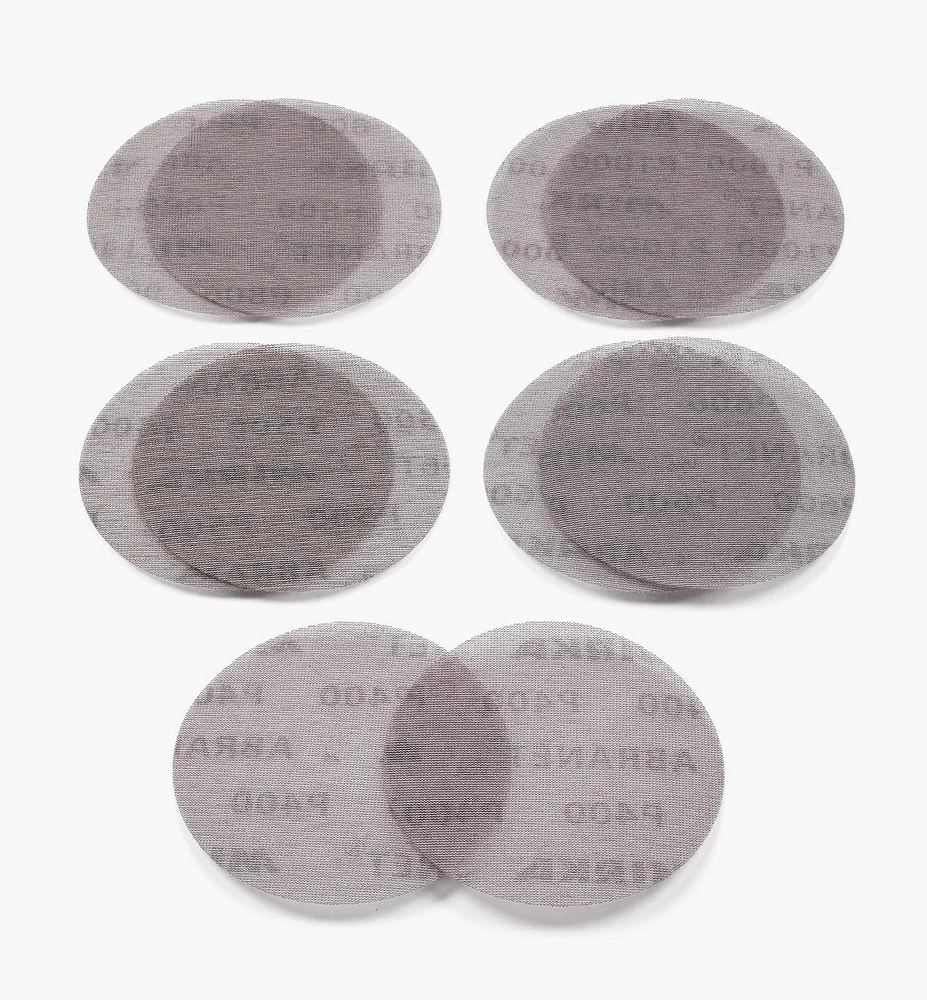 Assortiment de 10 disques abrasifs fins autoagrippants Mirka Abranet, 5 po