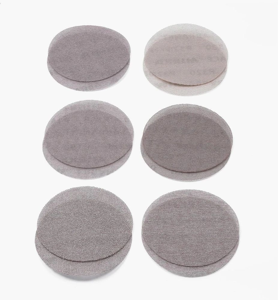 12-Pc. Sample Pack of Mirka 5" Abranet Ace Grip Discs