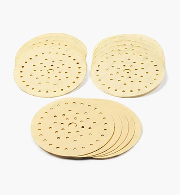 15-Pc. Sample Pack of Mirka 6" Fine 50-Hole Gold Multifit Grip Discs