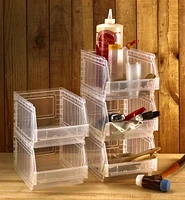 Stackable Light-Duty Storage Bins