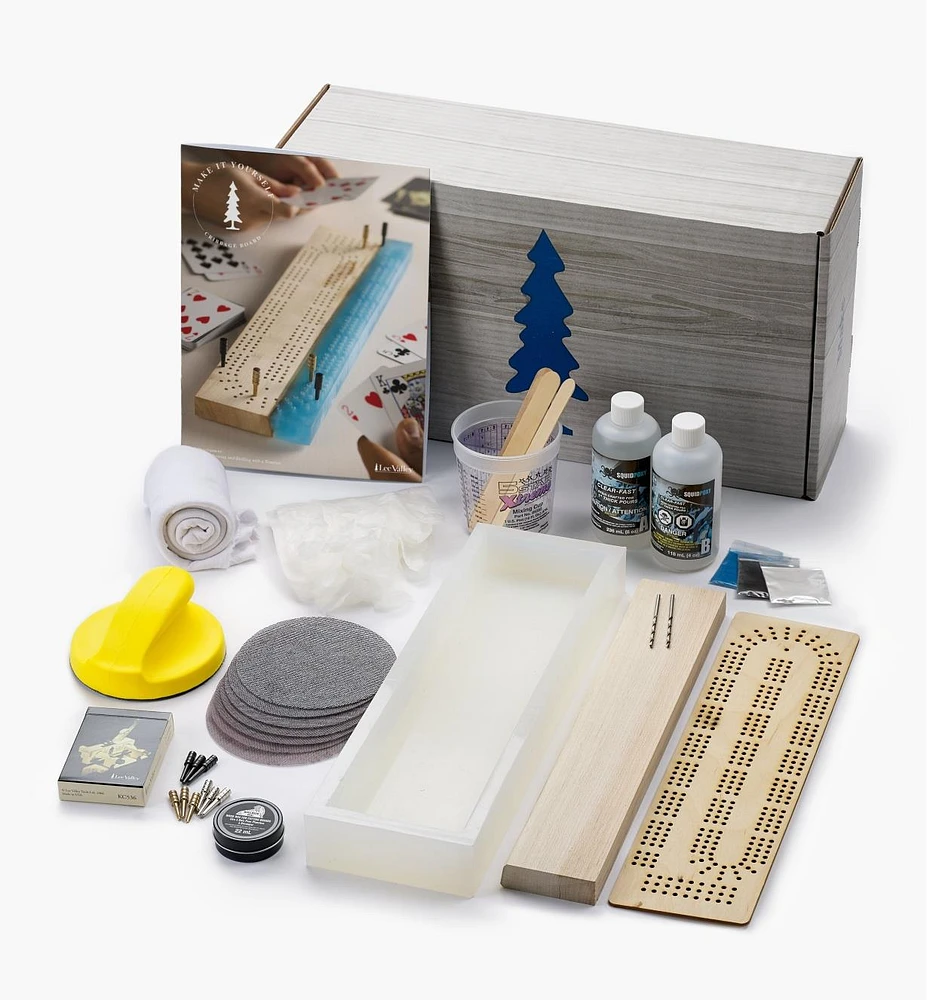 Lee Valley Make It Yourself Cribbage Board Kit