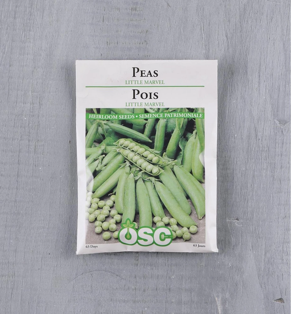 Sachets de semences pois OSC