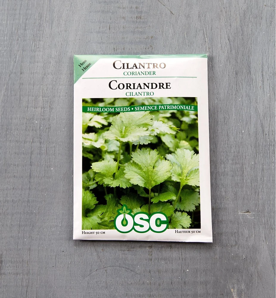 Sachets de semences fines herbes OSC