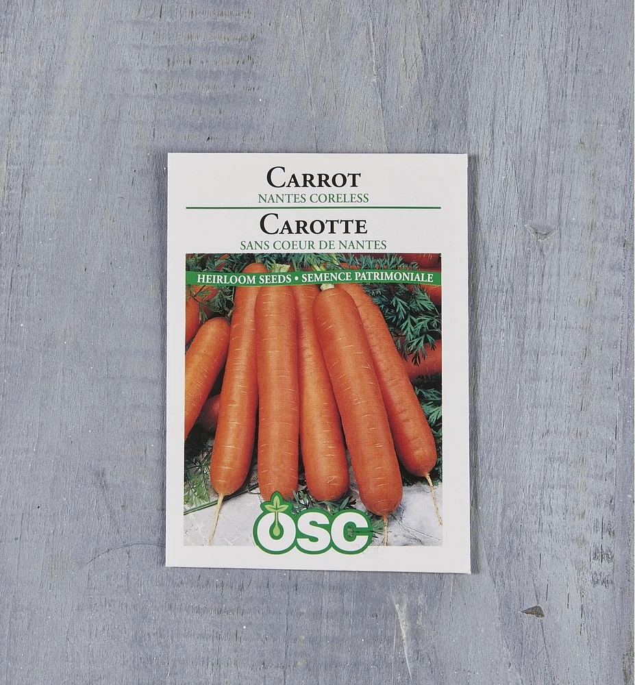 Sachets de semences carottes OSC