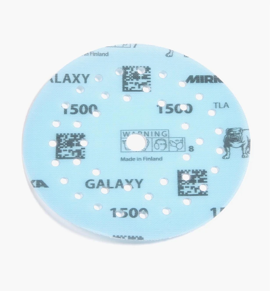 Disques abrasifs fins autoagrippants Mirka Galaxy Multifit