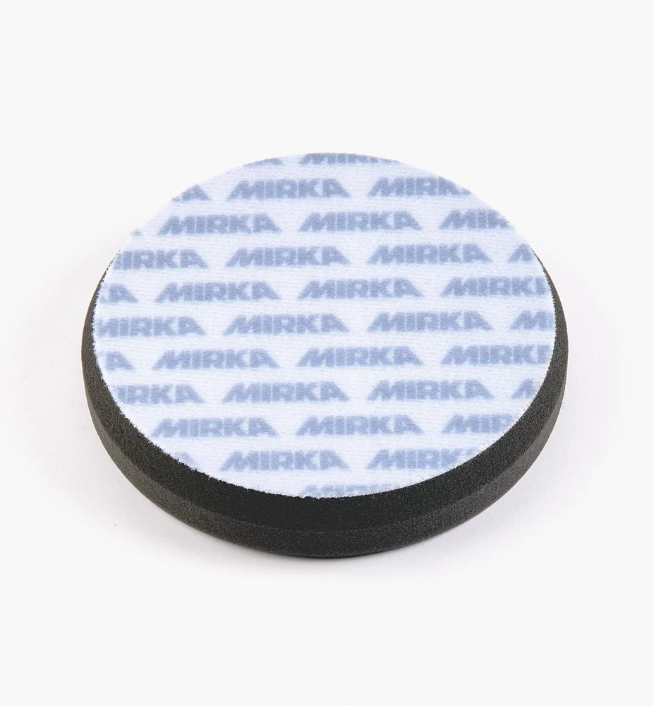 Mirka 6" Black Flat-Faced Foam Polishing Pad