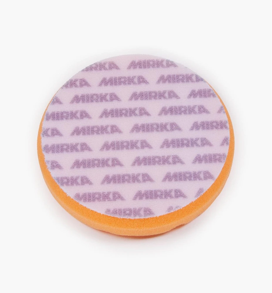 Mirka 6" Orange Waffle-Faced Foam Polishing Pad