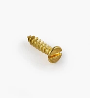 8" #2 Flat-Head Brass Screws