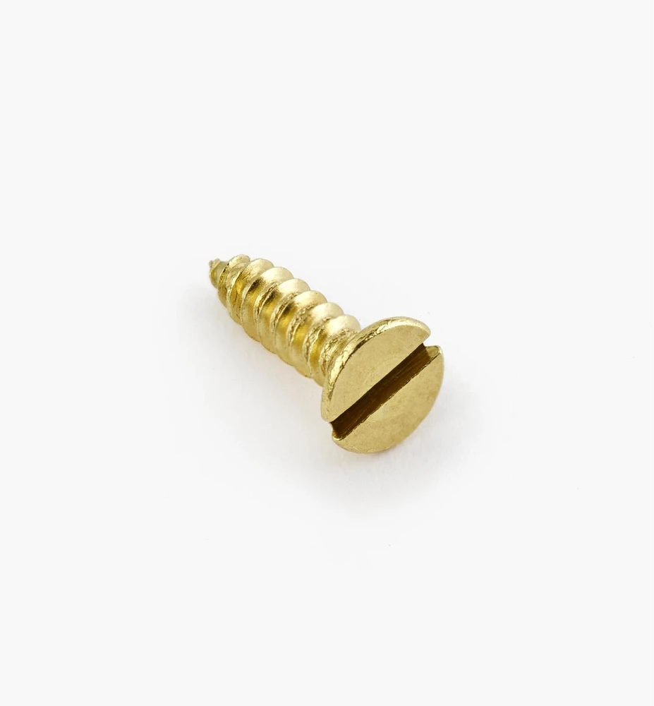 8" # Flat-Head Brass Screws