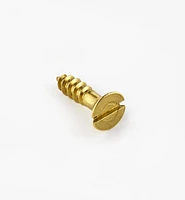 5/8" #8 Flat-Head Brass Screws