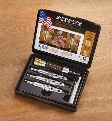 Montana Brand Self-Centering Drill & Driver Bit Set