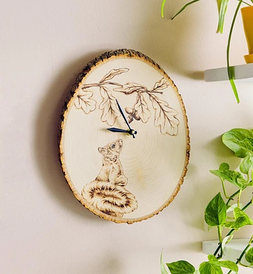 Make It Yourself Pyrography Clock & Coasters Kit