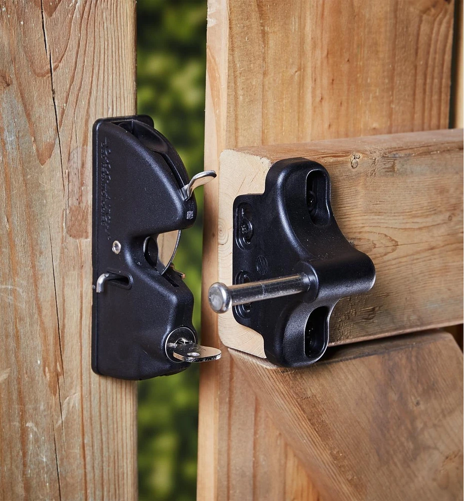 Lockable Gate Latch