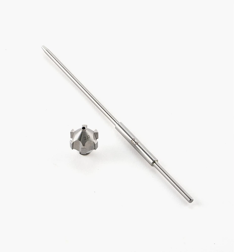 Buse et aiguille pour pistolet de finition Earlex, 2 mm