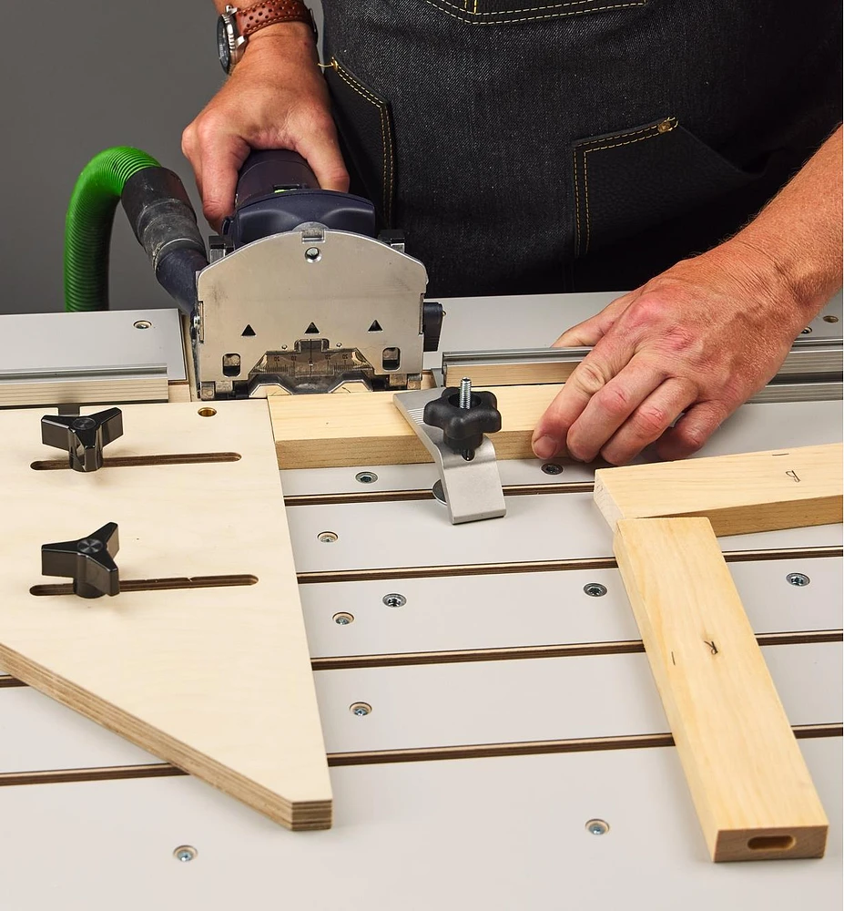 Table Veritas pour assemblage à faux tenon Domino