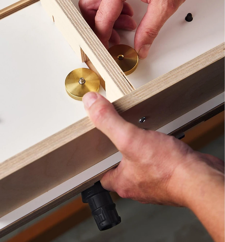 Table Veritas pour assemblage à faux tenon Domino