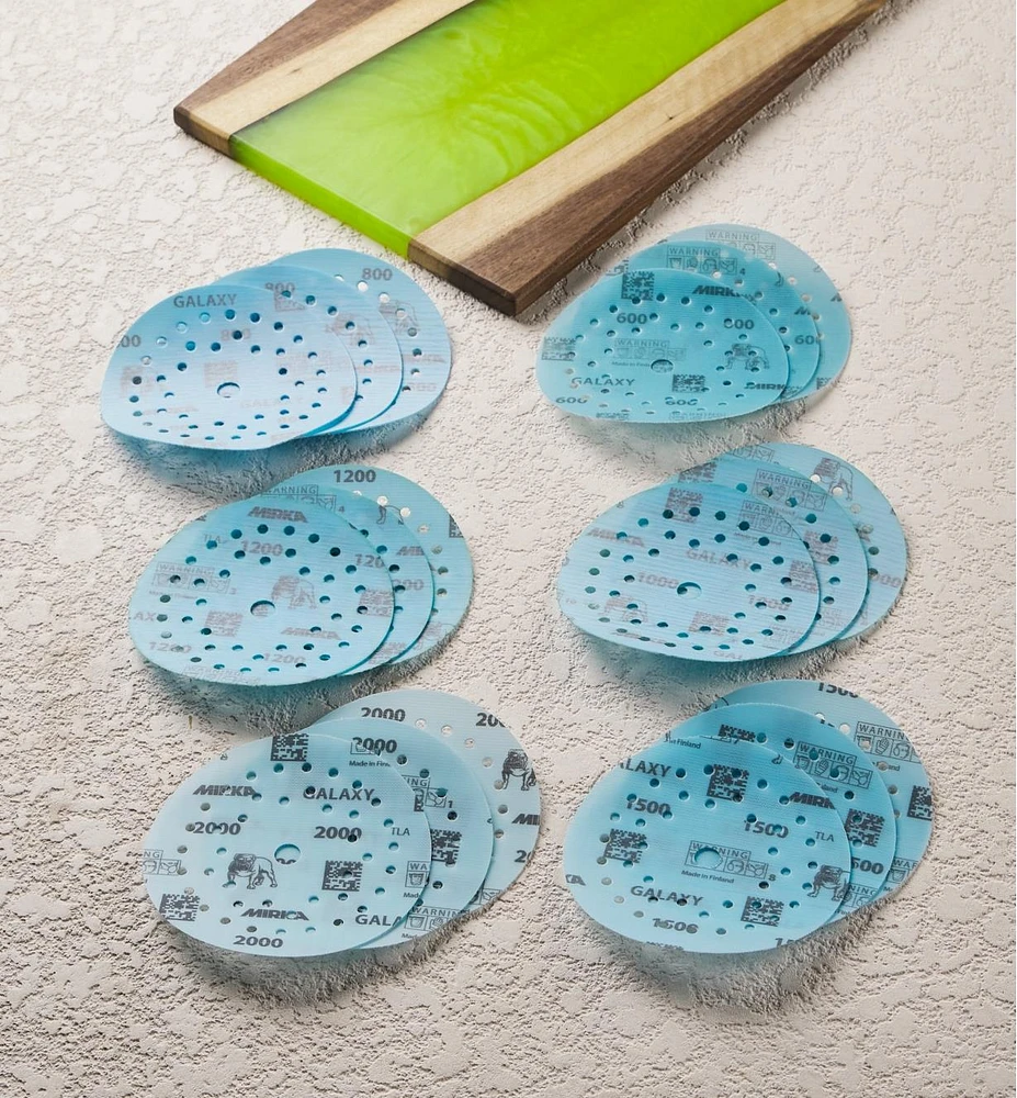 18-Pc. Sample Pack of 5" Fine Galaxy Multifit Grip Discs