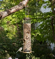 Mangeoires-silos à nettoyage rapide pour oiseaux chanteurs