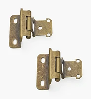 Antique Brass Full-Wrap Hinges