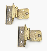 Antique Brass 3/4" Full-Wrap Hinges