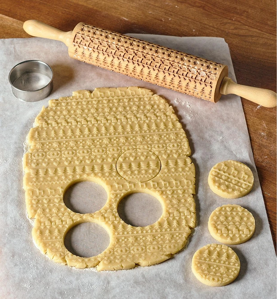 Holiday Sweater Embossing Rolling Pin