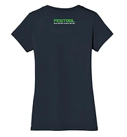 T-shirt à encolure en V pour femme Festool