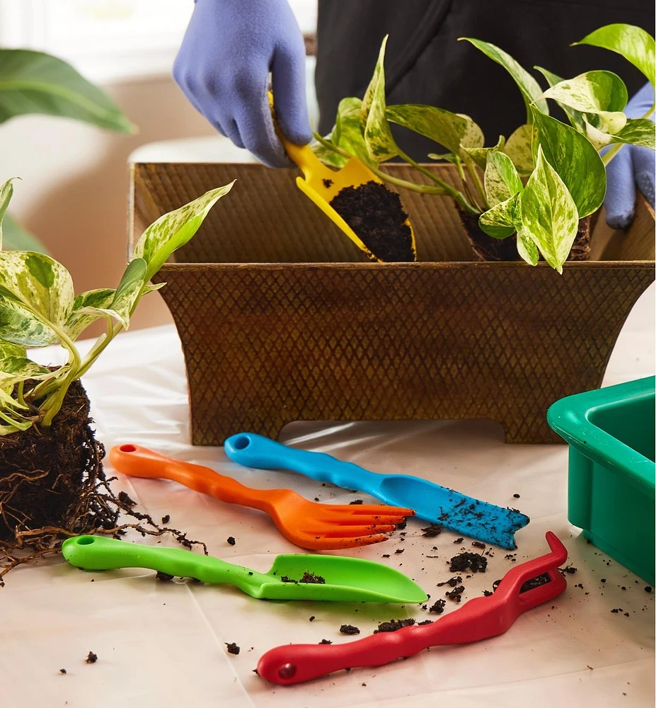 Ensemble de petits outils de jardinage