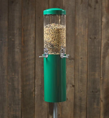 Pole-Mounted Squirrel-Proof Bird Feeder