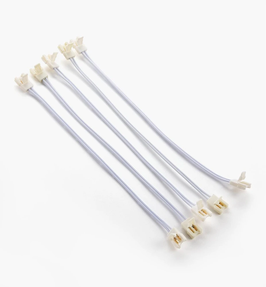 Wire-Lead Connectors for White LED Tape Lights (12V)