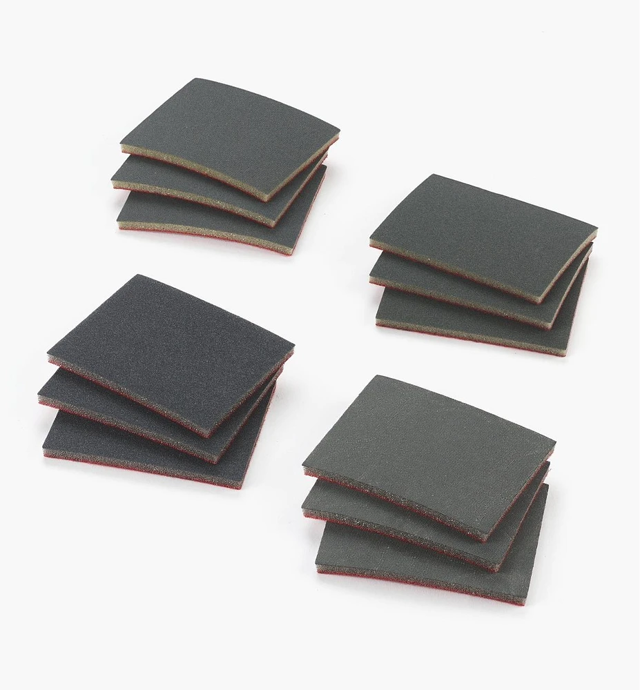 12-Pc. Sample Pack of Mirka Abralon 3" × 4" Foam Grip Sheets