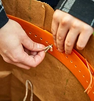 Anneau pour sac à feuilles