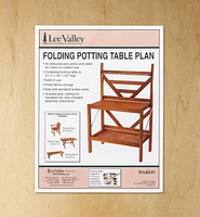 Folding Potting Table Plan