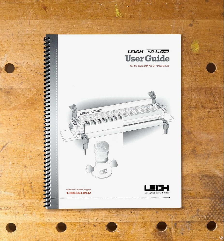 Extra Instruction Manual for Leigh D4R Pro Dovetail Jig