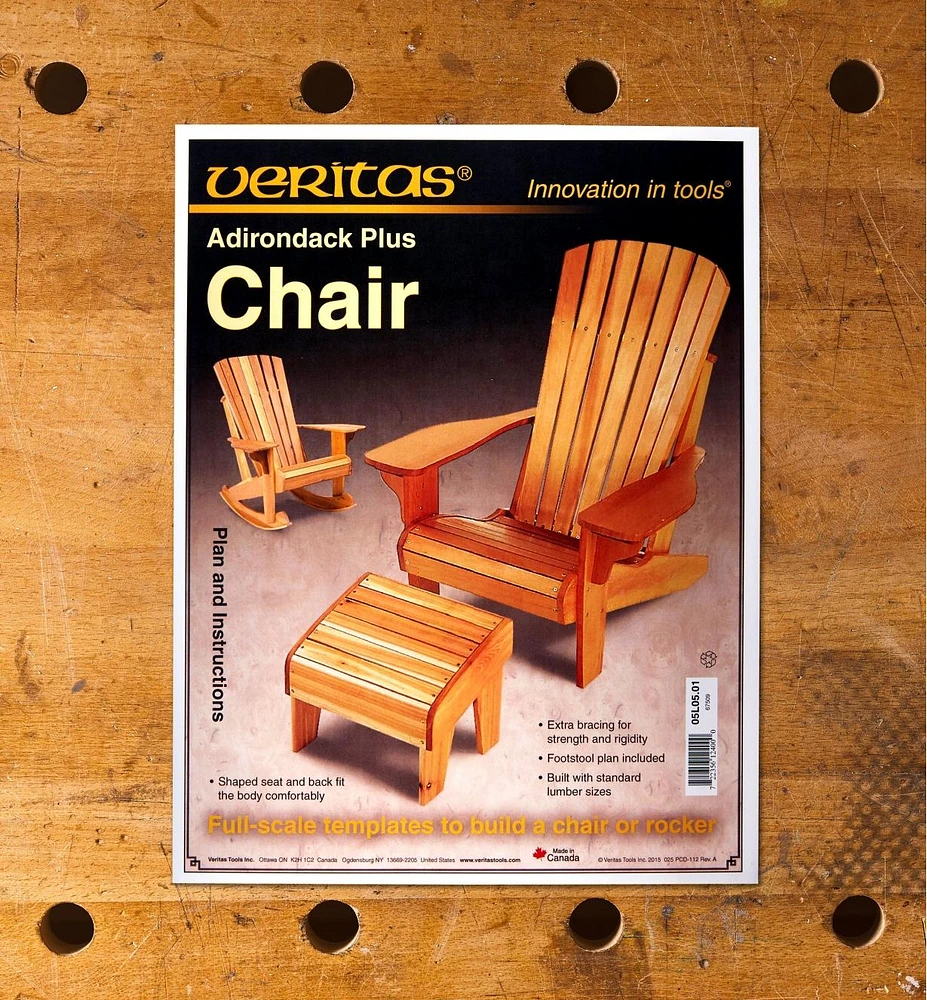 Adirondack Plus Chair & Footstool Plan