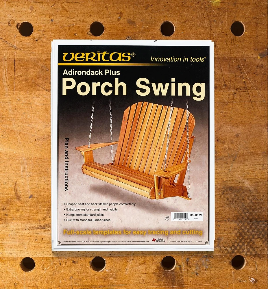 Adirondack Plus Porch Swing Plan