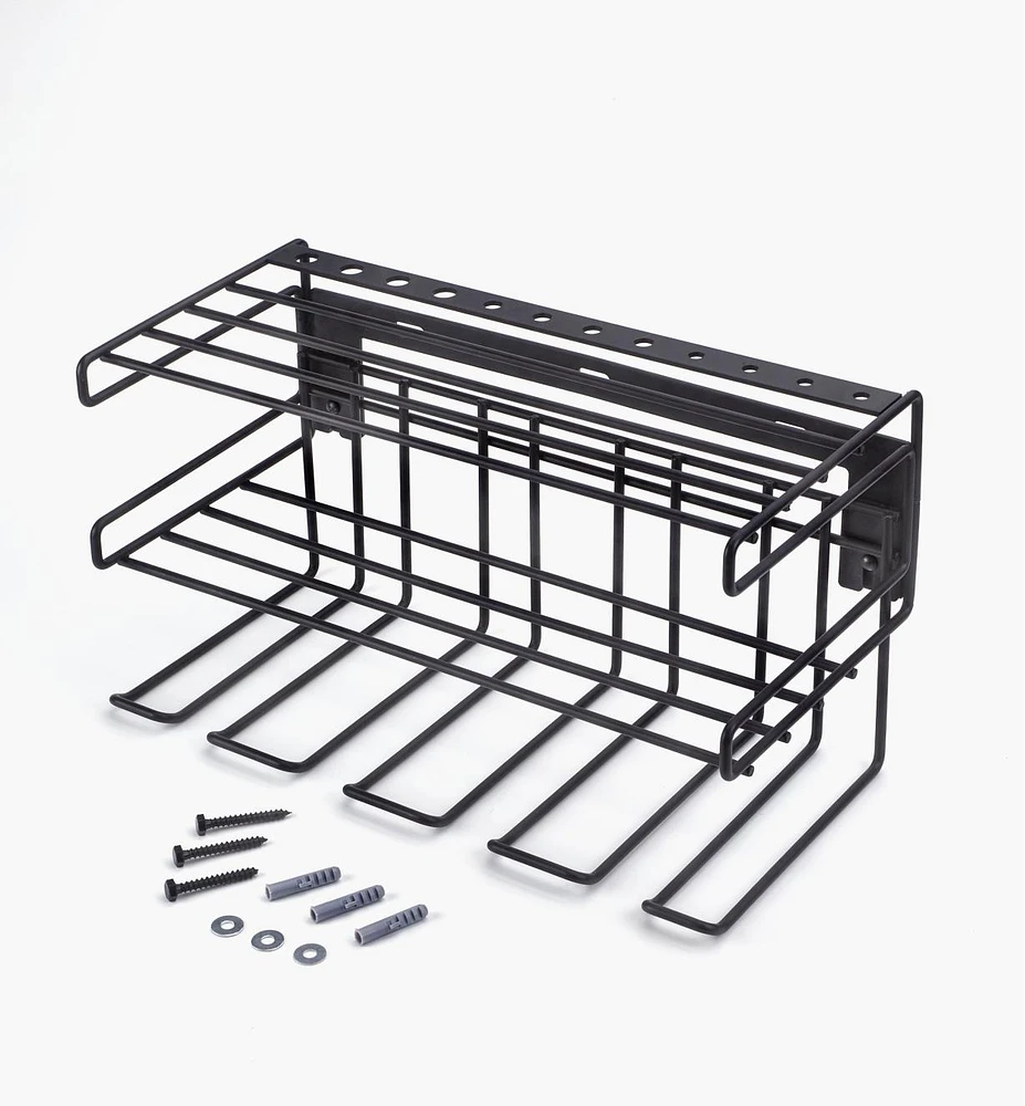 Wall-Mount Tool Storage Rack