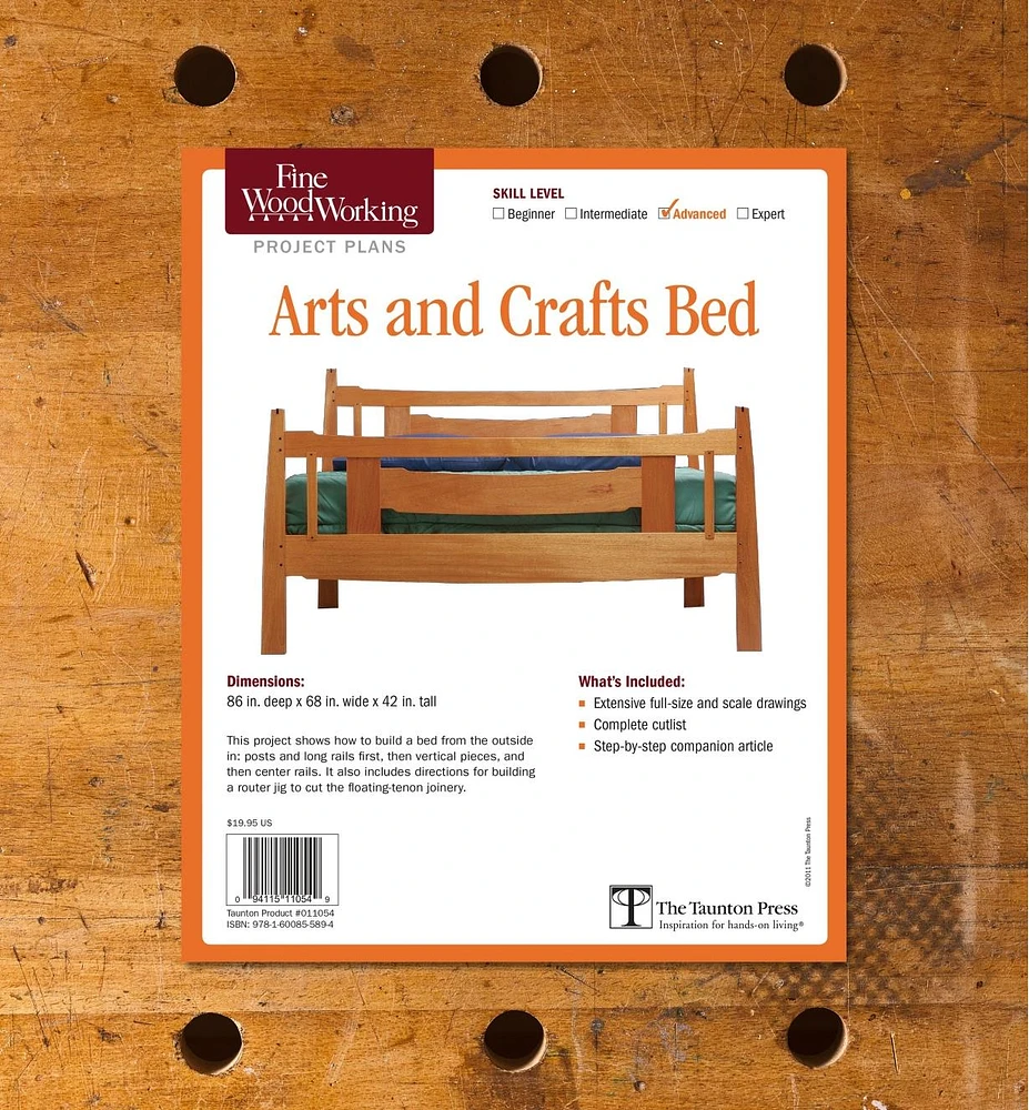 Arts and Crafts Bed Plan