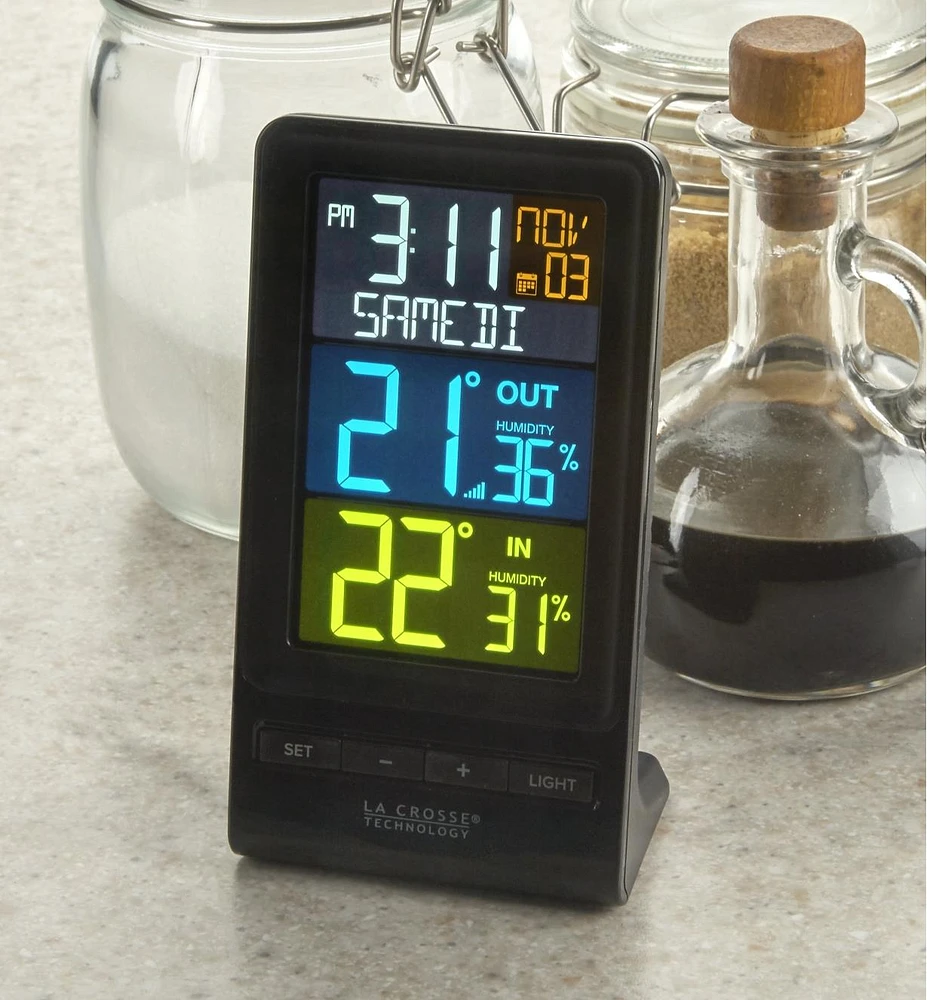 Dual-Display Indoor/Outdoor Weather Station