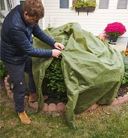 Housse pour arbustes et plantes d'extérieur en pot