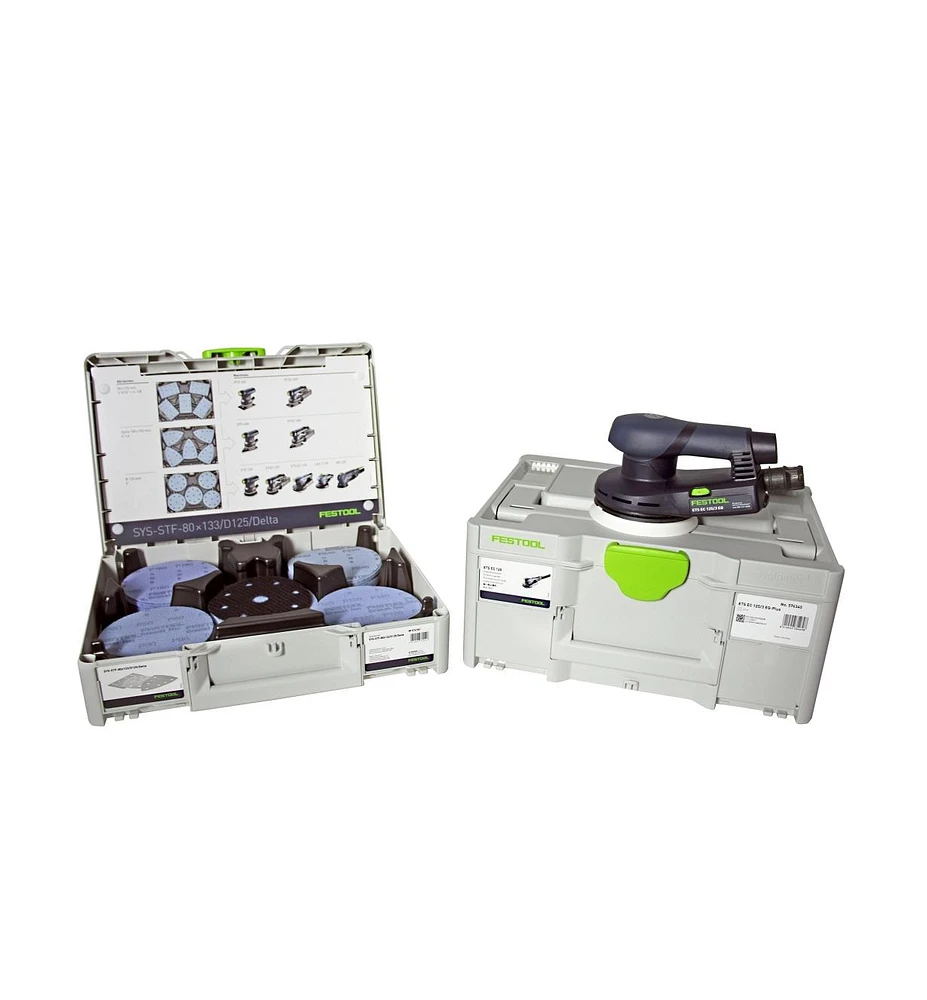 Ensemble de ponceuse Festool ETS EC et abrasifs NET