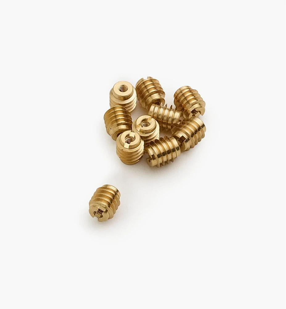 Brass Knife-Edge Insert Nuts