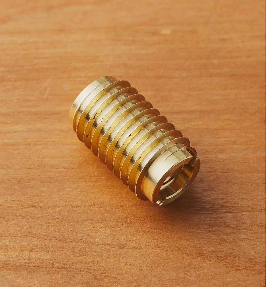 Long /16- Brass Knife-Edge Insert Nut