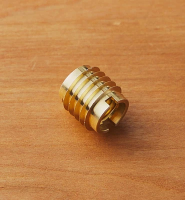 3/8-16 Brass Knife-Edge Insert Nut