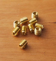 M4-0.7 Brass Knife-Edge Insert Nuts