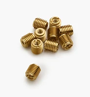 M5-0.8 Brass Knife-Edge Insert Nuts