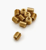 M6-1.0 Brass Knife-Edge Insert Nuts